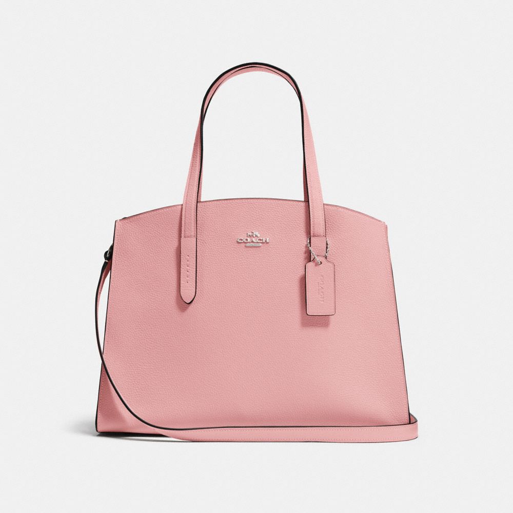 CHARLIE CARRYALL - PEONY/SILVER - COACH F25137