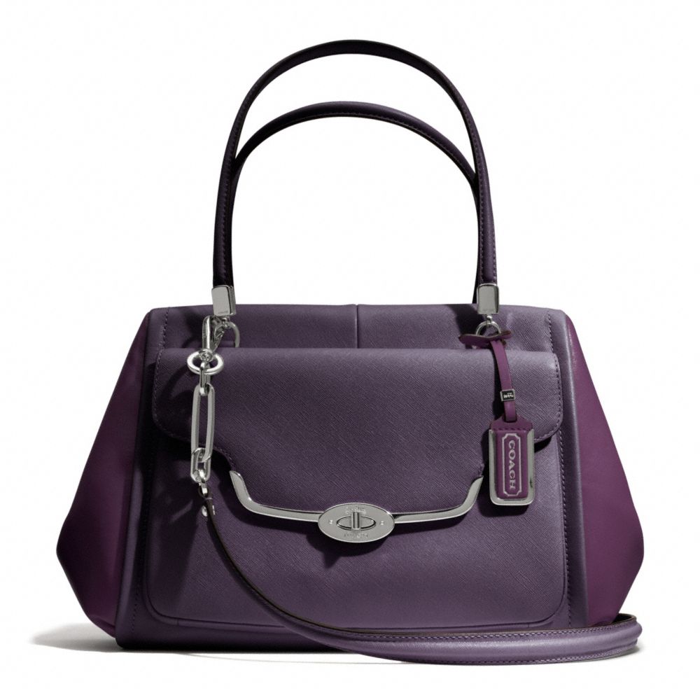 MADISON MADELINE EAST/WEST SATCHEL IN SAFFIANO  LEATHER COACH F25162