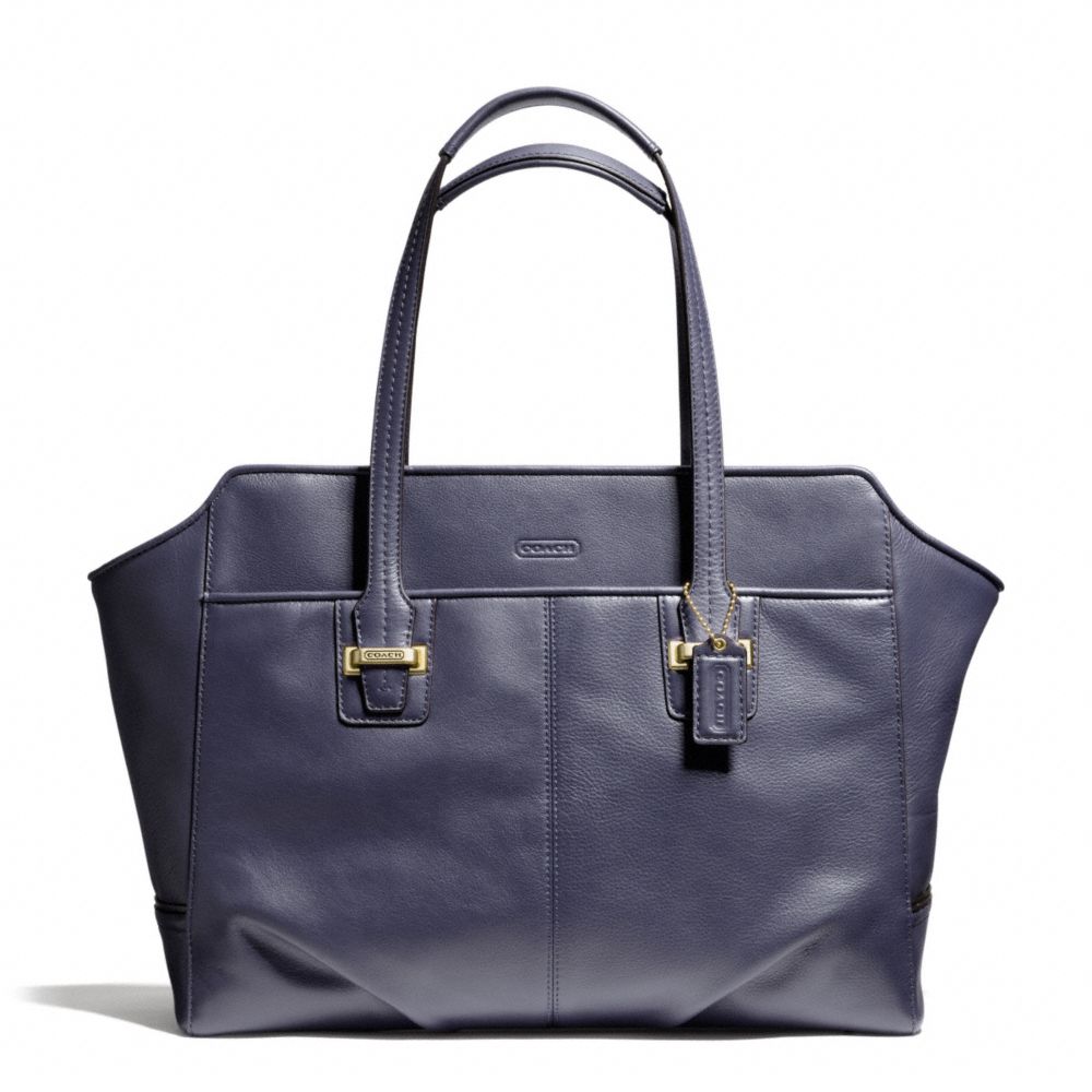COACH F25205 - TAYLOR LEATHER ALEXIS CARRYALL BRASS/MIDNIGHT