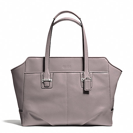 COACH F25205 TAYLOR LEATHER ALEXIS CARRYALL SILVER/PUTTY