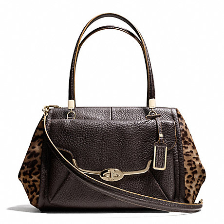 COACH F25255 MADISON MIXED HAIRCALF MADELINE EAST/WEST SATCHEL ONE-COLOR