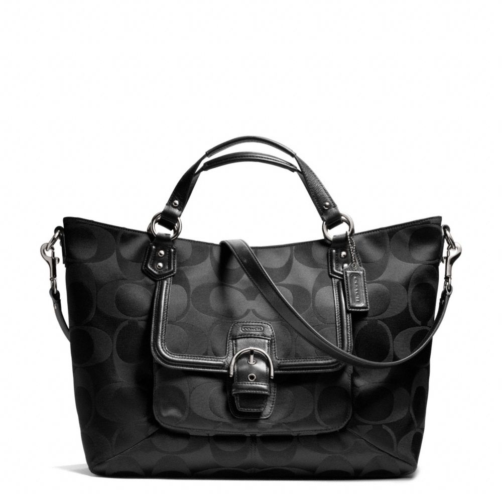 COACH CAMPBELL SIGNATURE IZZY FASHION SATCHEL - ONE COLOR - F25290
