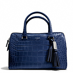 COACH F25324 - EMBOSSED CROC HALEY SATCHEL ONE-COLOR