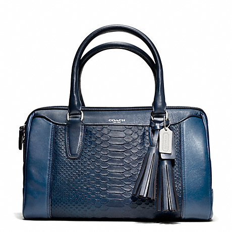 COACH F25334 EMBOSSED PYTHON HALEY SATCHEL ONE-COLOR