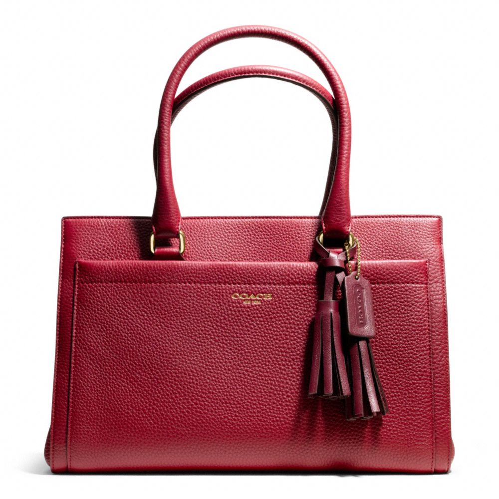 COACH CHELSEA PEBBLED LEATHER CARRYALL - ONE COLOR - F25340