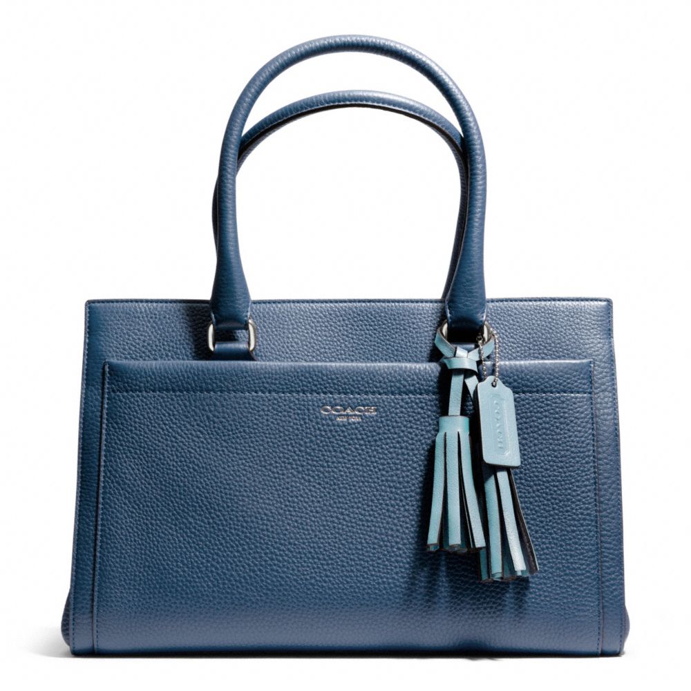 COACH PEBBLED LEATHER CHELSEA CARRYALL - ONE COLOR - F25340