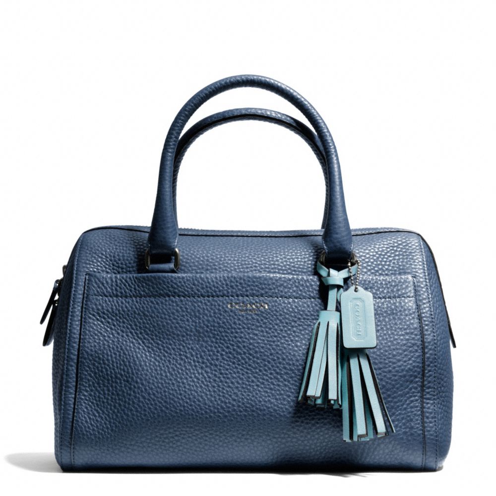 COACH PEBBLED LEATHER HALEY SATCHEL - ONE COLOR - F25347