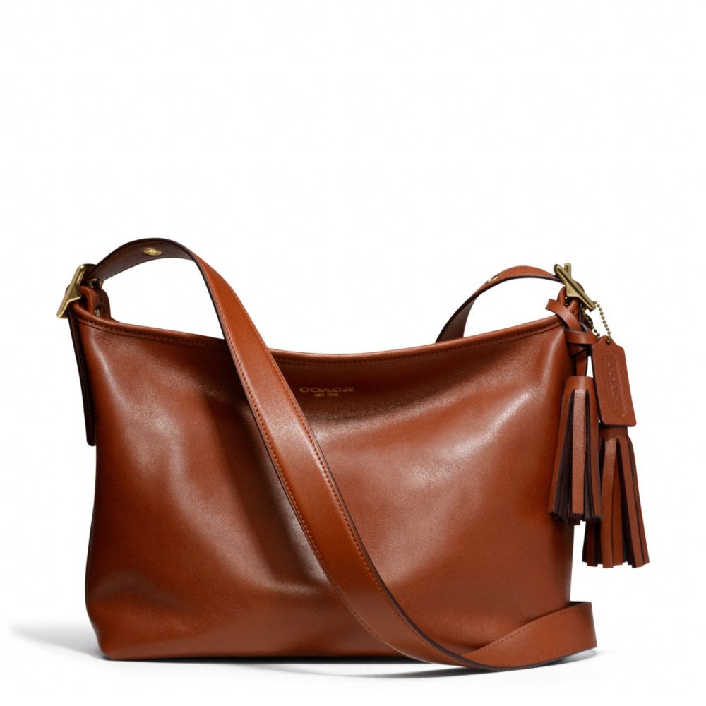 EAST/WEST DUFFLE IN LEATHER - f25355 - F25355B4CG