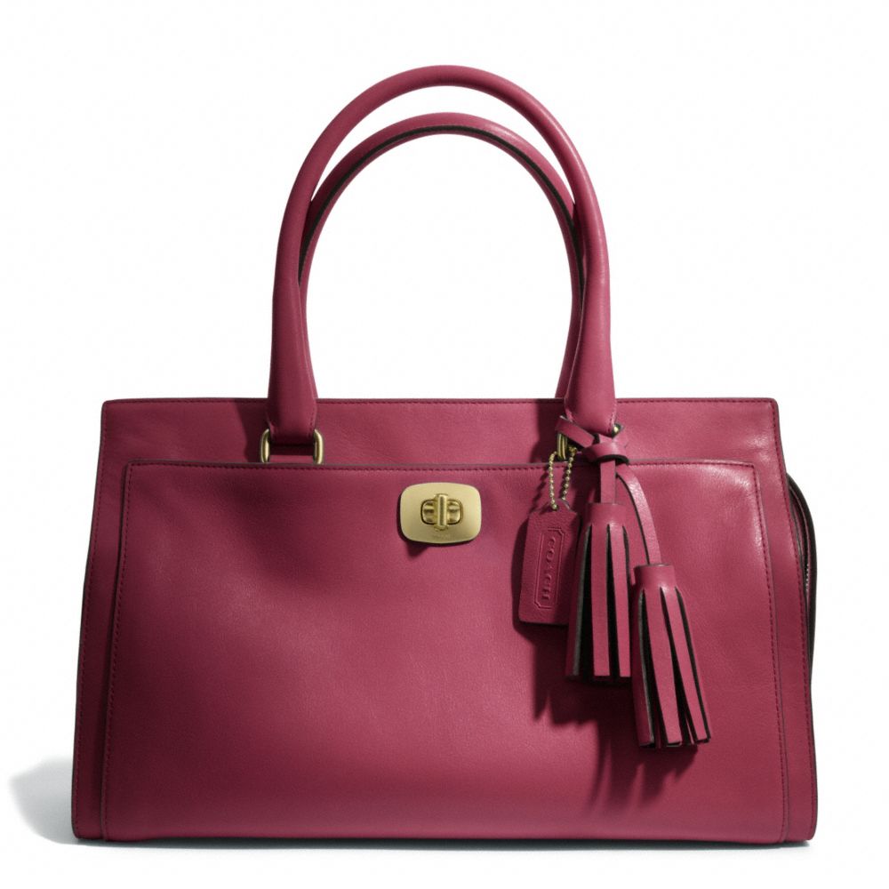 LEATHER CHELSEA CARRYALL - COACH F25359 - ONE-COLOR