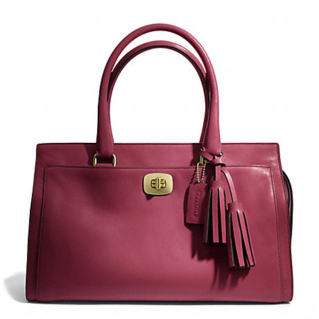 LEATHER CHELSEA CARRYALL - COACH F25359 - ONE-COLOR
