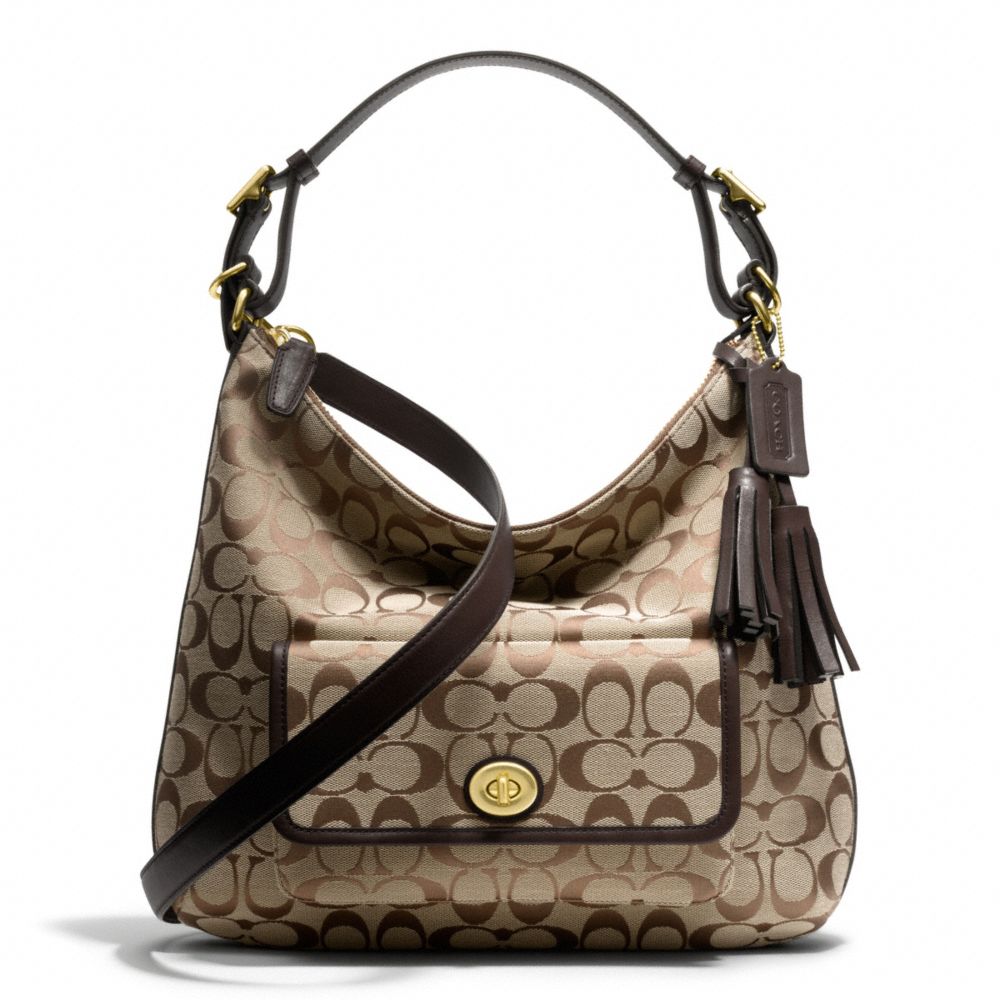 COACH F25372 - SIGNATURE COURTENAY HOBO ONE-COLOR