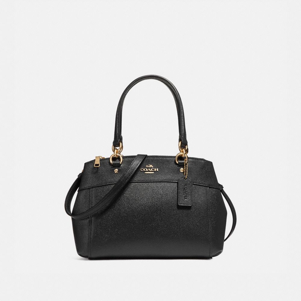 MINI BROOKE CARRYALL - BLACK/LIGHT GOLD - COACH F25395