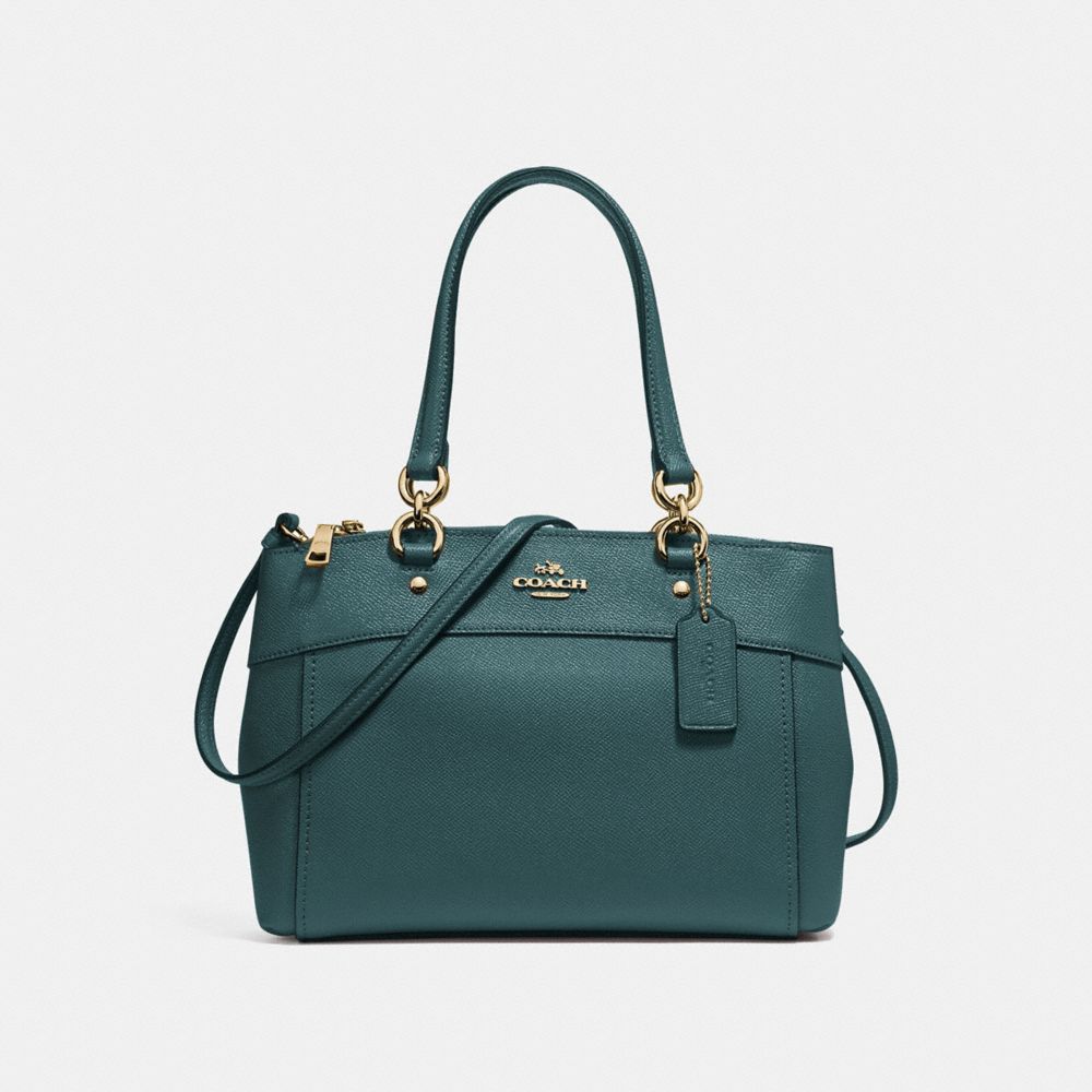 MINI BROOKE CARRYALL - F25395 - DARK TURQUOISE/LIGHT GOLD