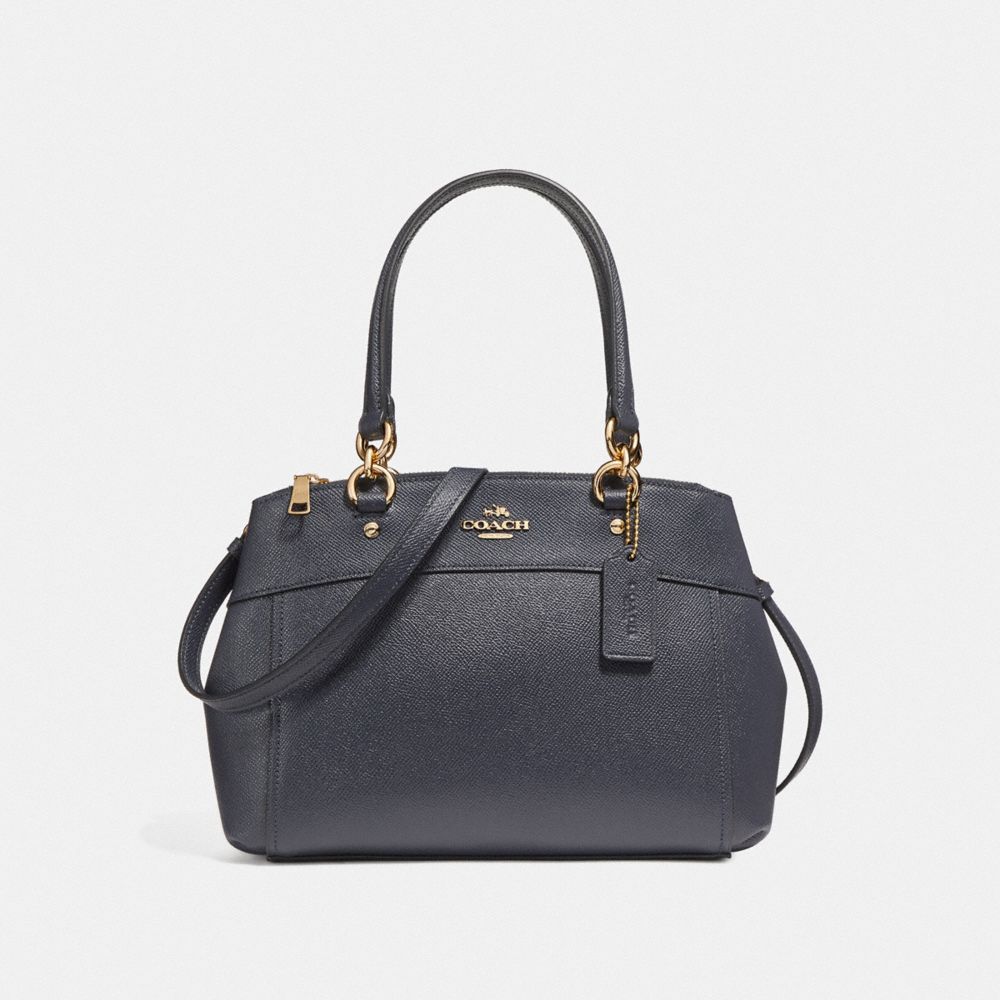 COACH F25395 MINI BROOKE CARRYALL MIDNIGHT/LIGHT GOLD