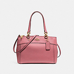 MINI BROOKE CARRYALL - f25395 - Vintage Pink/Imitation Gold