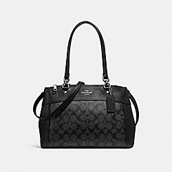 COACH F25396 - BROOKE CARRYALL SILVER/BLACK SMOKE