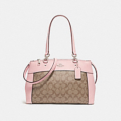 COACH BROOKE CARRYALL - SILVER/KHAKI BLUSH 2 - F25396