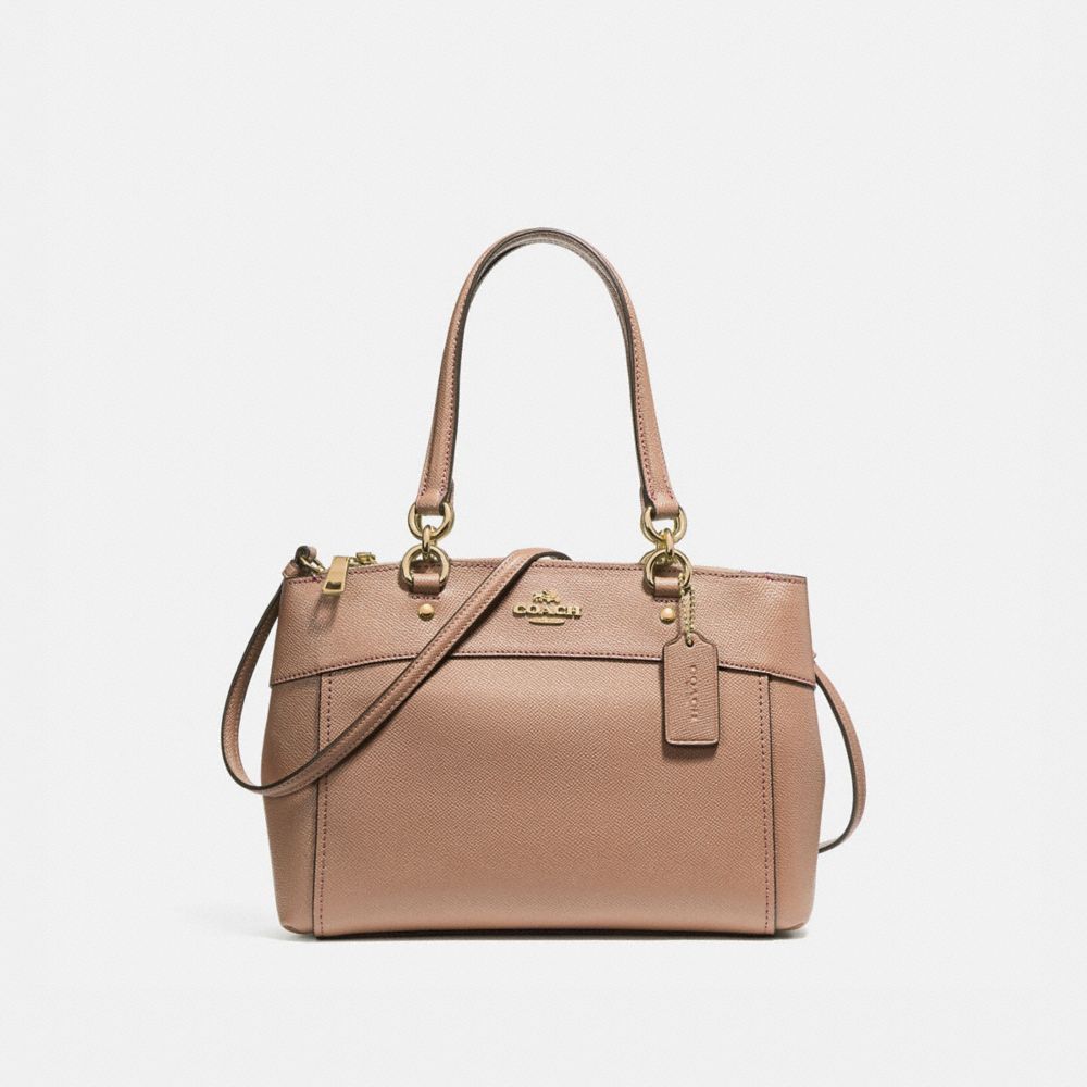 COACH BROOKE CARRYALL - LIGHT GOLD/NUDE PINK - f25397