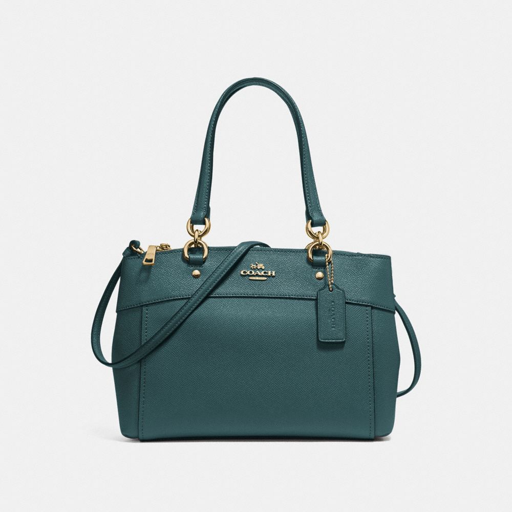 COACH F25397 BROOKE CARRYALL DARK-TURQUOISE/LIGHT-GOLD