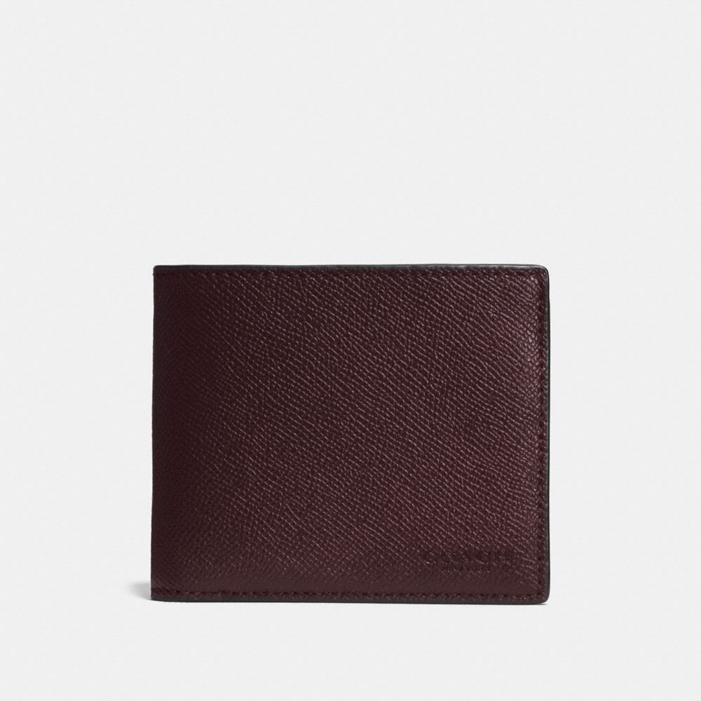 COACH F25605 3-in-1 Wallet OXBLOOD