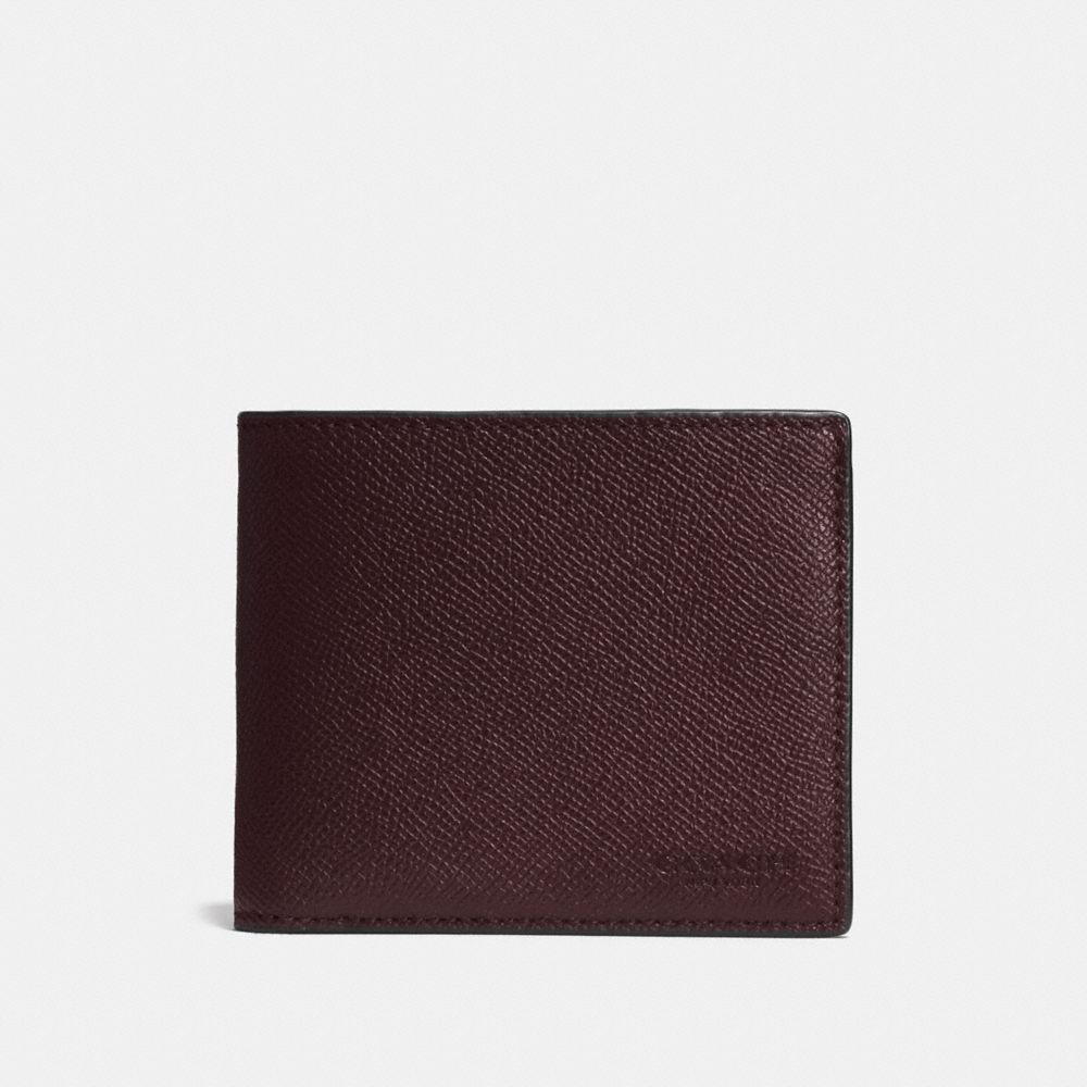 3-IN-1 WALLET - F25605 - OXBLOOD