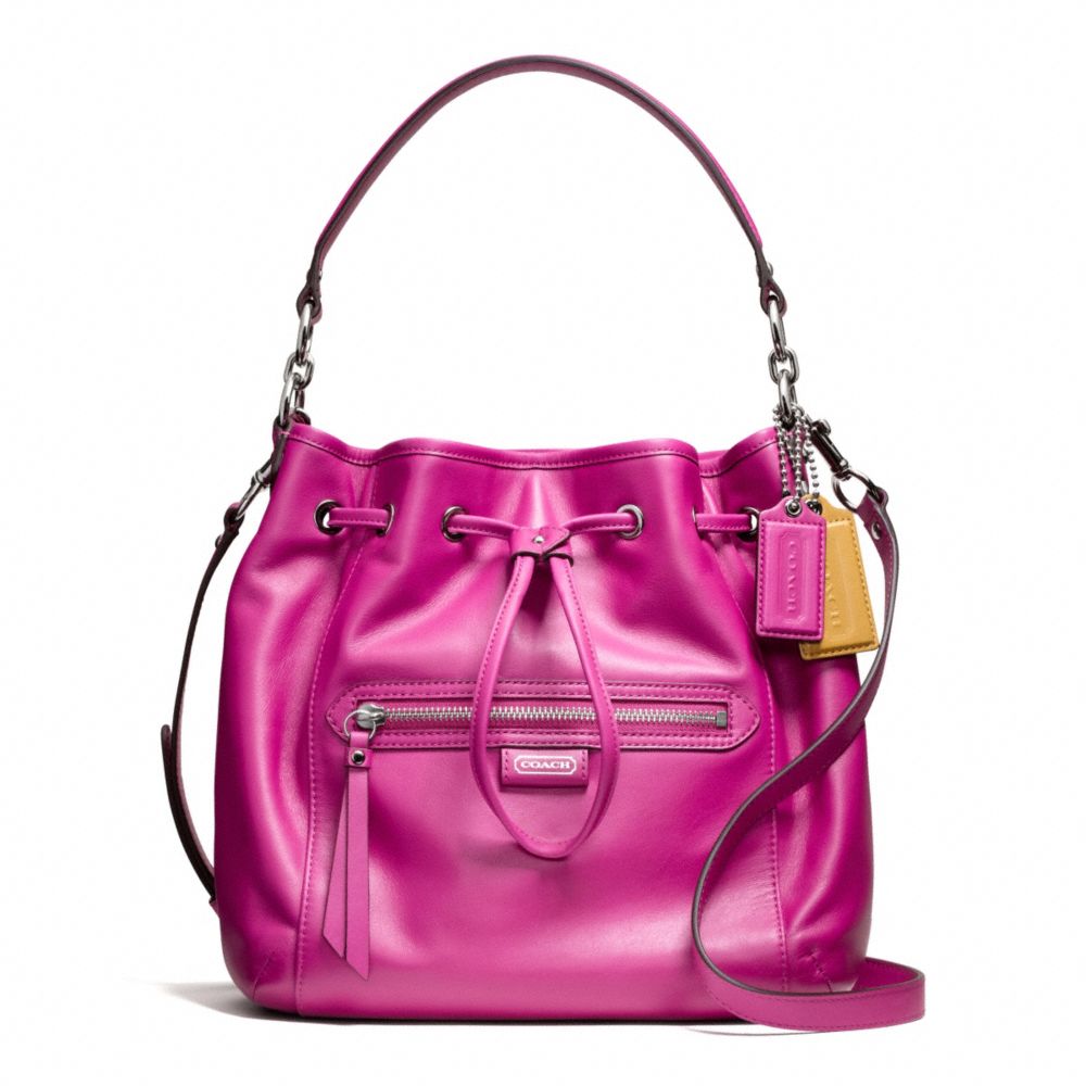 COACH DAISY LEATHER DRAWSTRING SHOULDER BAG - ONE COLOR - F25661