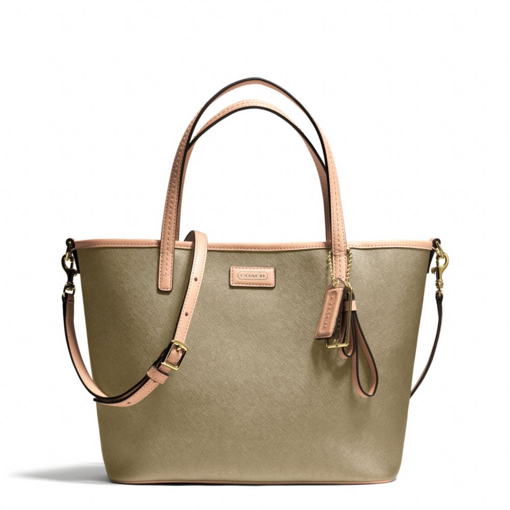 COACH F25663 PARK METRO LEATHER SMALL TOTE ONE-COLOR