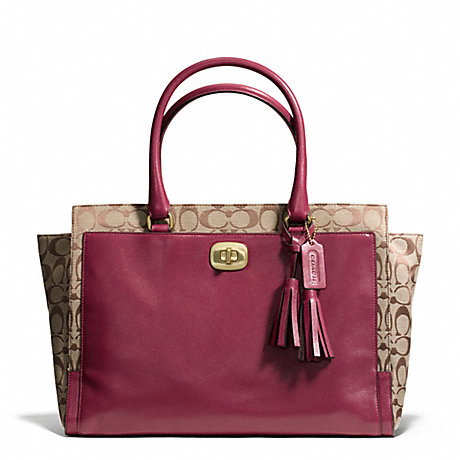 COACH CHELSEA LARGE CARRYALL IN SIGNATURE LEATHER -  - f25665