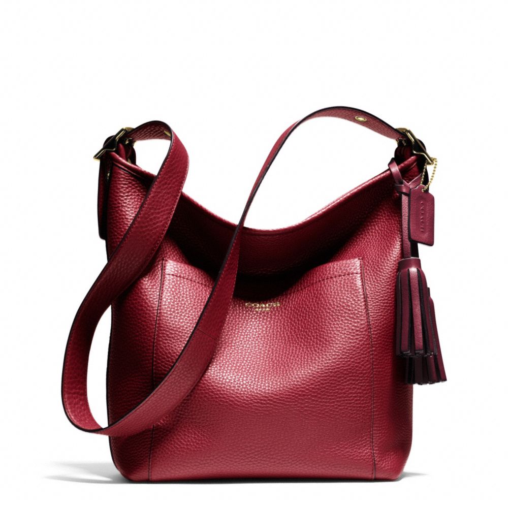 COACH PEBBLED LEATHER DUFFLE -  - f25678