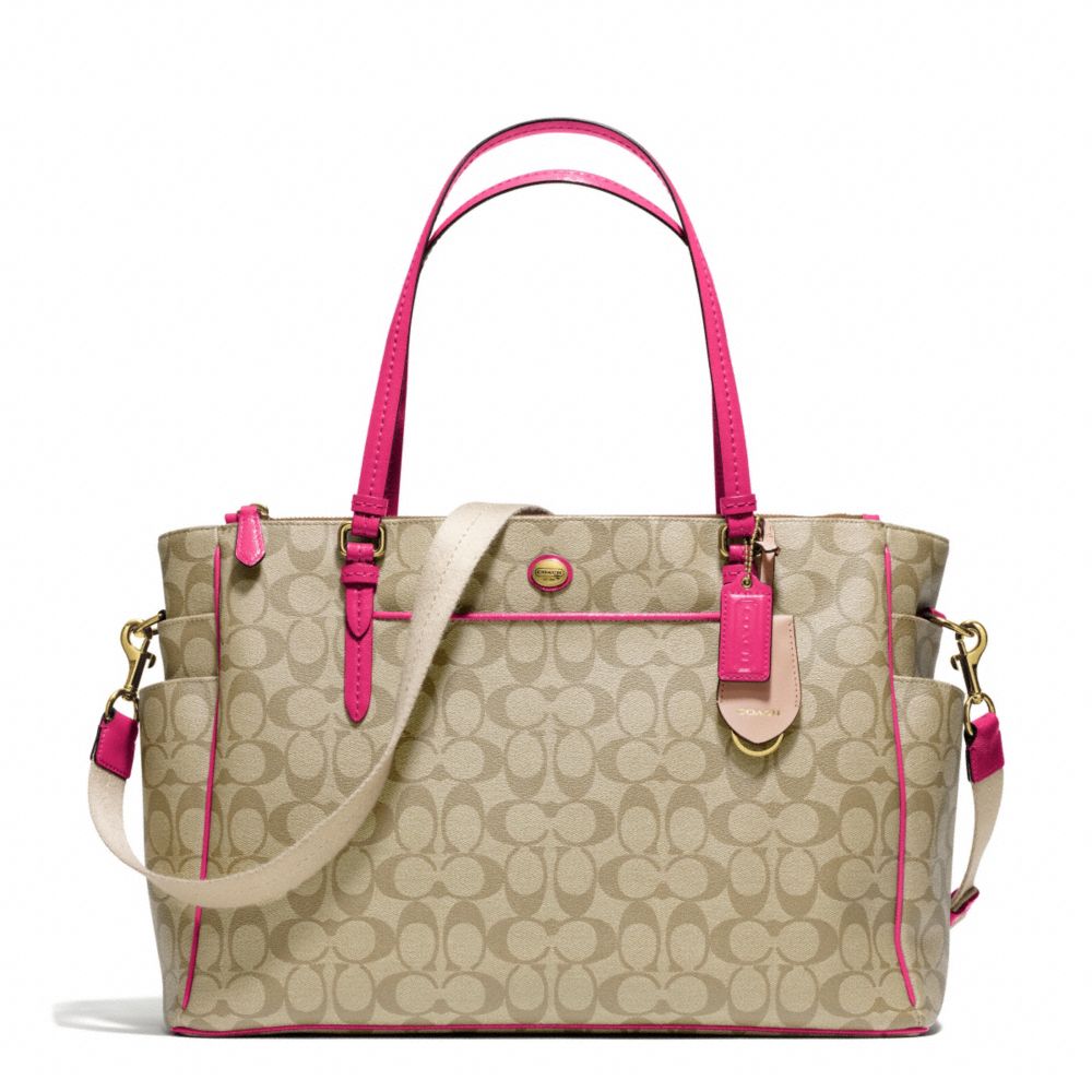 COACH PEYTON MULTIFUNCTION TOTE IN SIGNATURE FABRIC - ONE COLOR - F25741