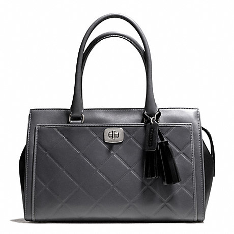 COACH LEGACY CHELSEA CARRYALL IN EMBOSSED QUILTED LEATHER -  - f25828