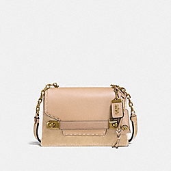 COACH SWAGGER CHAIN CROSSBODY IN COLORBLOCK - F25833 - B4/BEECHWOOD