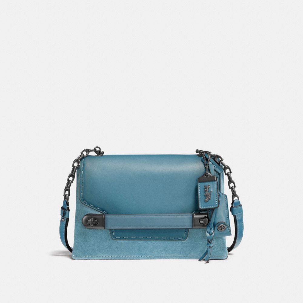 COACH SWAGGER CHAIN CROSSBODY IN COLORBLOCK - BP/CHAMBRAY - COACH F25833