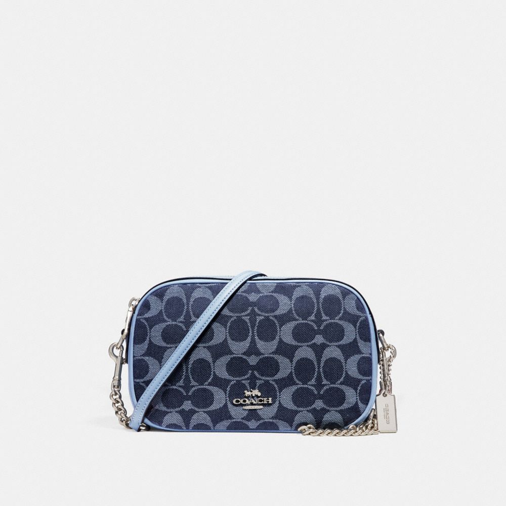 COACH F25878 - ISLA CHAIN CROSSBODY IN SIGNATURE DENIM SILVER/DENIM