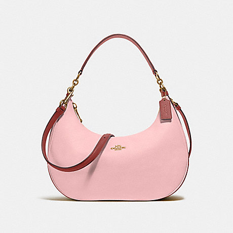 COACH EAST/WEST HARLEY HOBO IN COLORBLOCK - BLUSH/TERRACOTTA/LIGHT GOLD - f25896