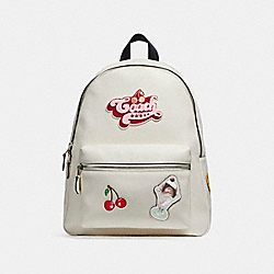 COACH F25910 - CHARLIE BACKPACK WITH AMERICAN DREAMING MOTIF CHALK MULTI/SILVER