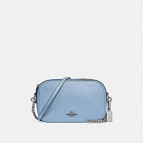 COACH ISLA CHAIN CROSSBODY - SILVER/POOL - f25922