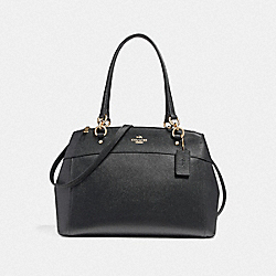 LARGE BROOKE CARRYALL - COACH f25926 - LIGHT GOLD/BLACK
