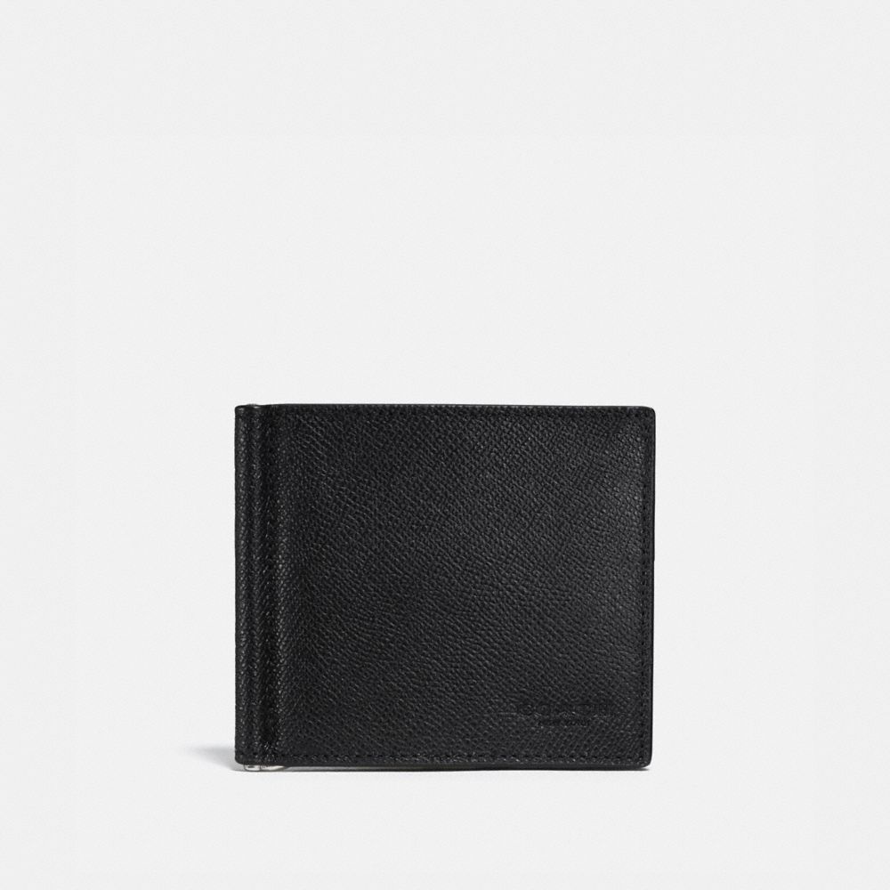 COACH F26016 - MONEY CLIP BILLFOLD BLACK