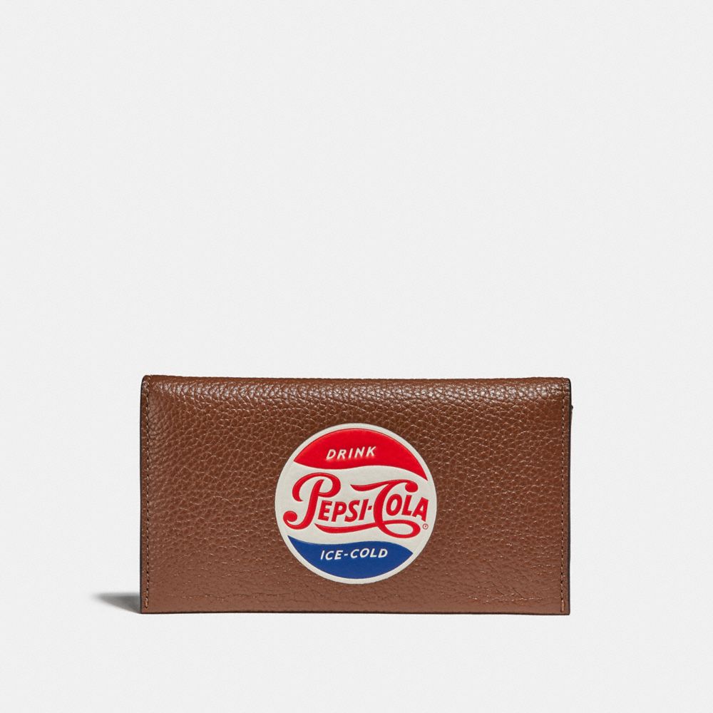 COACH f26084 UNIVERSAL PHONE CASE WITH PEPSIÂ® MOTIF SADDLE