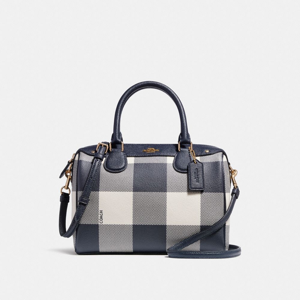 MINI BENNETT SATCHEL - f26146 - MIDNIGHT MULTI/LIGHT GOLD