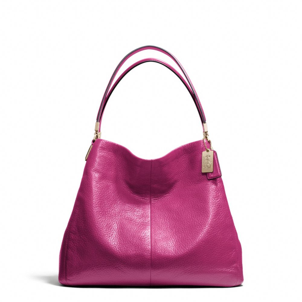 MADISON SMALL PHOEBE SHOULDER BAG IN LEATHER COACH F26224