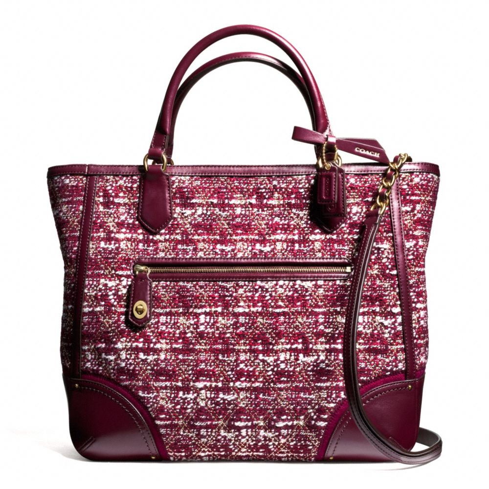 COACH POPPY QUILTED BOUCLE SMALL BLAIRE TOTE -  - f26416