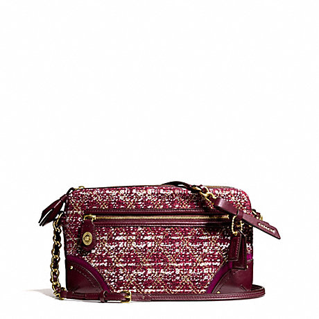 COACH POPPY QUILTED BOUCLE FLIGHT BAG -  - f26437