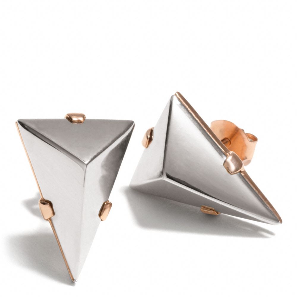 COACH F26537 - SMALL PYRAMID STUD EARRINGS ONE-COLOR