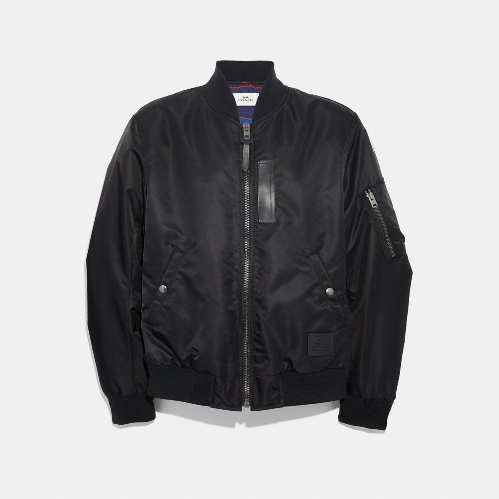 MA-1 JACKET - BLACK MULTI - COACH F26795