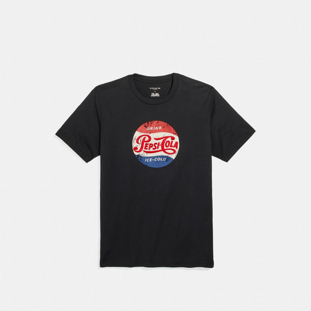 PEPSIÂ® T-SHIRT - COACH f26799 - BLACK