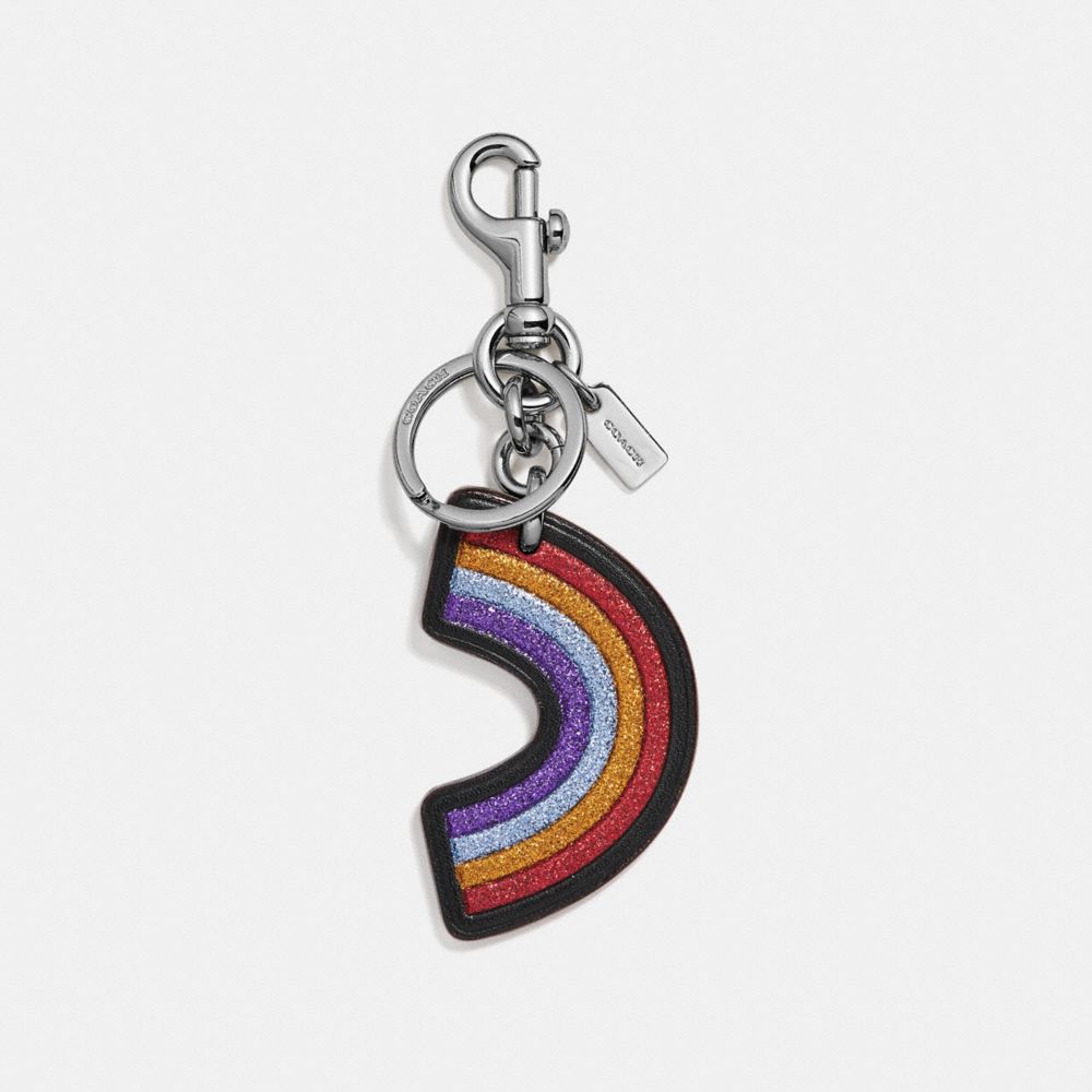 PRETTY PRAIRIE RAINBOW BAG CHARM - MULTI/SILVER - COACH F26855