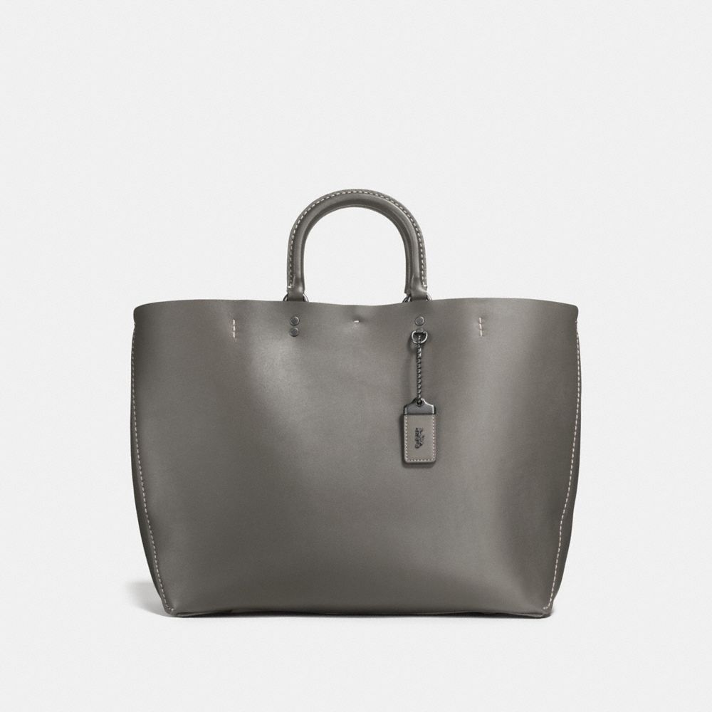 COACH F26886 - ROGUE TOTE - HEATHER GREY/BLACK COPPER | COACH NEW-ARRIVALS