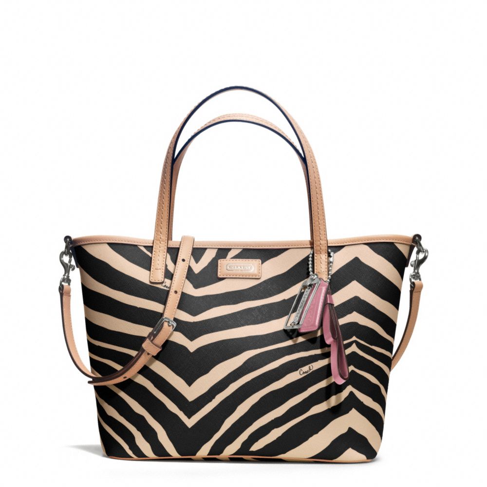 Coach, Bags, Coach Park Metro Zebra Leather Tote